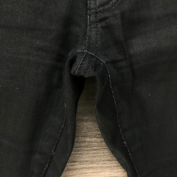 ZARA Man Black Waxed Feel Skinny Jeans - Picture 7 of 7
